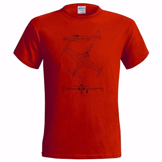 Lockheed P80 Shooting Star Aircraft T-shirt