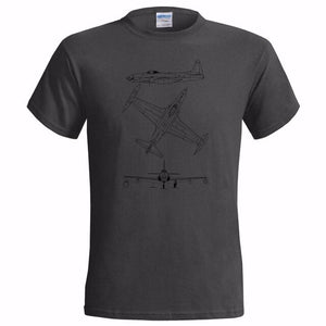 Lockheed P80 Shooting Star Aircraft T-shirt